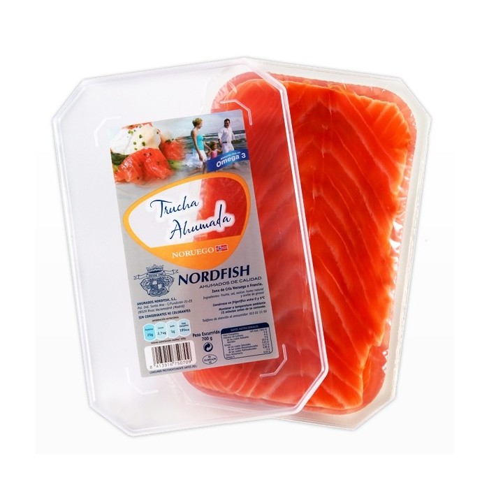Trucha Noruega Ahumada