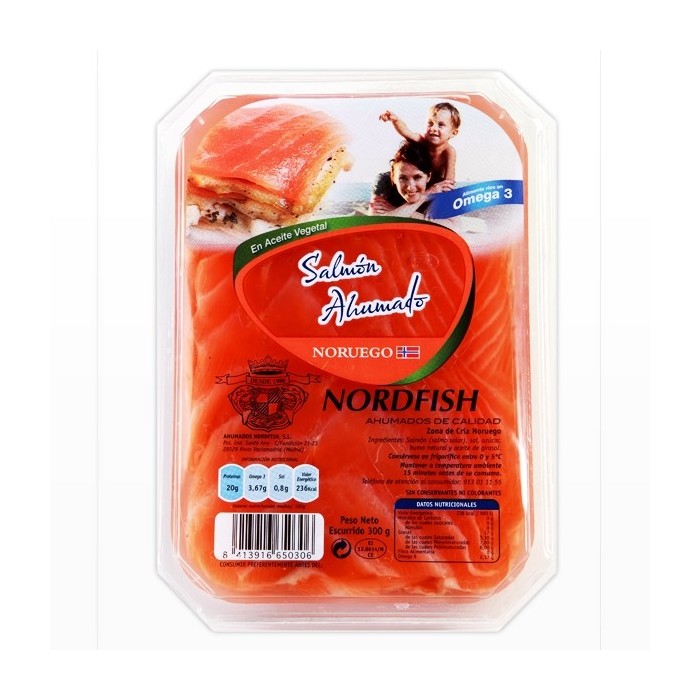 Salmón Noruego Ahumado 700 gr