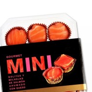 Bolitas y Milhojas de Salmón y Queso 9/6 und
