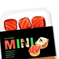 Dados de Salmón y Bacalao Ahumados y Eneldo 9/6 und