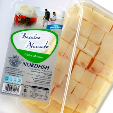 Bacalao Noruego Ahumado Dados 700gr