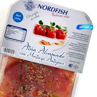 Atún Ahumado a la Mostaza Antigua