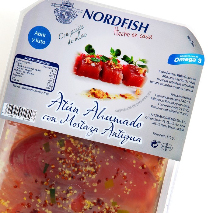 Atún Ahumado a la Mostaza Antigua