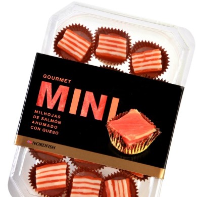 Milhojas de Salmón con Queso Chedar 15und