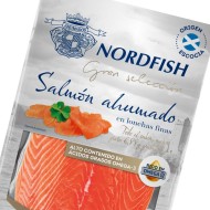 Salmón Escocés Ahumado sobre 80 gr.