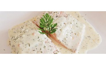 Cómo hacer salmón con salsa de cava