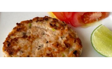 Hamburguesas de salmón