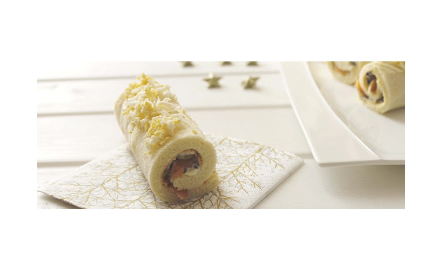 Rollitos de salmón para cerrar el año...