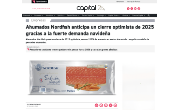 Ahumados Nordfish anticipa un cierre optimista de 2025 gracias a la fuerte demanda navideña