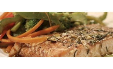 Salmón al horno con hierbas