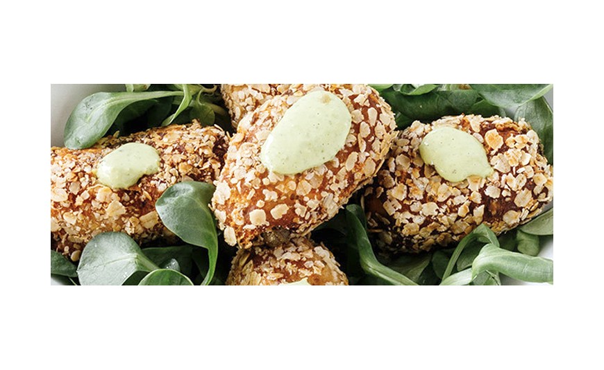 Croquetas de salmón con canela